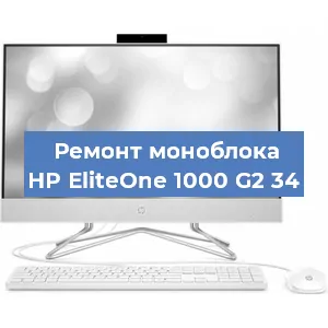 Замена термопасты на моноблоке HP EliteOne 1000 G2 34 в Самаре